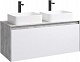 Aqwella Комплект мебели Mobi 120 бетон светлый/белый – фотография-13